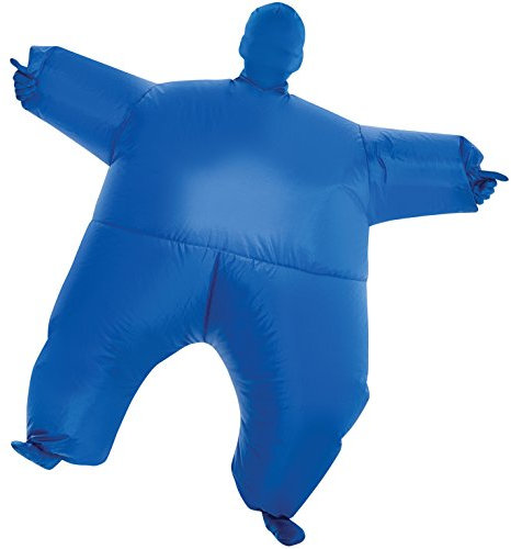 Morphsuits Blue Megamorph Inflatable Kids Fancy dress Costume - One Size