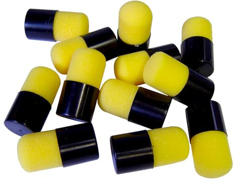 Major Brushes Lot de 12 mini tampons en mousse pour peinture