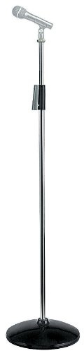 Manfrotto Mikrofon-Stativ Chrom Silber