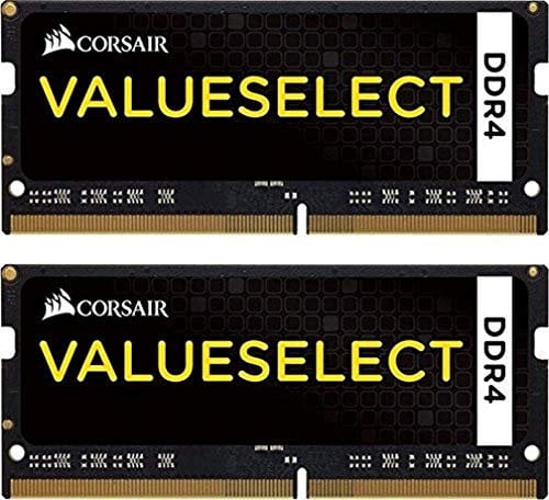 Corsair Value Select SODIMM 16GB (2x8GB) DDR4 2133MHz C15 Speicher für Laptop/Notebooks - Schwarz