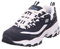 Skechers D'lites Biggest Fan, Sneaker Donna, Navy Trubuck White Mesh Carolina Blue Trim, 37.5 EU
