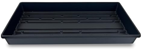 Plant Growing Tabletts (keine Löcher) – 50,8 x 25,4 cm – perfekte Garten, Samen Starter wachsen oder Tropfschalen: für Setzlinge, für den Gartenbau, wachsende Felt Growing Mats Pflanzunterlagen, Weizengras & mehr – Boden oder Hydrokultur, Pack Of of