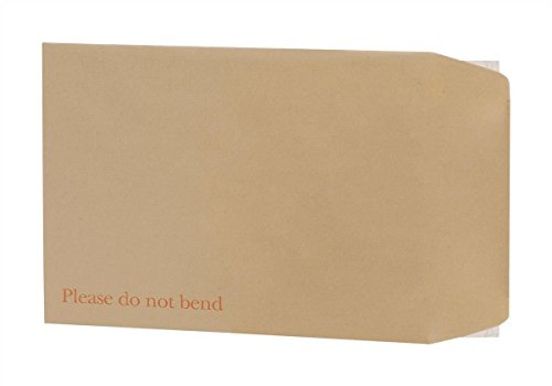 5 Star Office Envelopes Board-backed Peel and Seal 115gsm Manilla C4 (Pack 125)