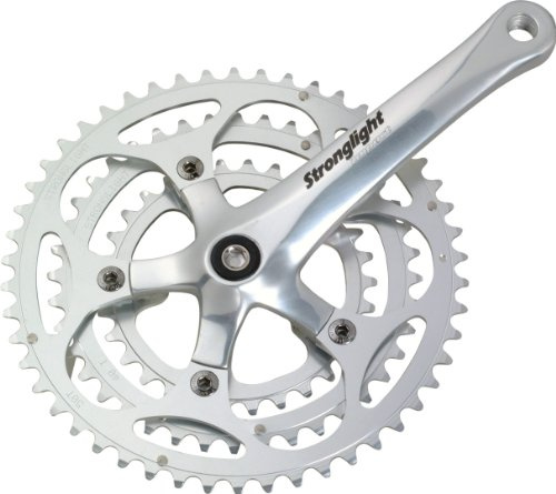 Stronglight Impact Compact Kettenradgarnitur Silber Einheitsgröße