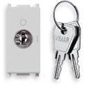 VIMAR Pulsante 2P NO 16A e chiave Argento