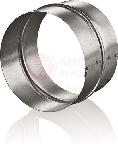 Connecteur : diamètre 100 mm en tôle d'acier galvanisé tube lüftungsrohr rundkanal abluftkanal rundrohrsystem air-pIPE flexrohrverbinder ou de canal connecteur wickelfalzrohr raccord alu-flex zM100 pipe