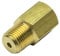GlowShift 1/8 BSPT Male to 1/8-27 NPT Female Gauge Sensor Sender Thread Adapter Reducer