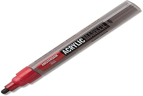 Amsterdam - Acrylmarker 4 mm Umbra gebrannt 409 - Hohe Lichtechtheit - Geruchsneutral & Wasserfest - Vielseitige Feder - Künstlerqualität