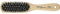 HERCULES SÄGEMANN - 9244 Paddle Brush | Pflegende Naturhaarbürste | Wildschweinborsten Bürste mit Polyamidstiften | Pflegebürste für lange Haare | Helles Holz