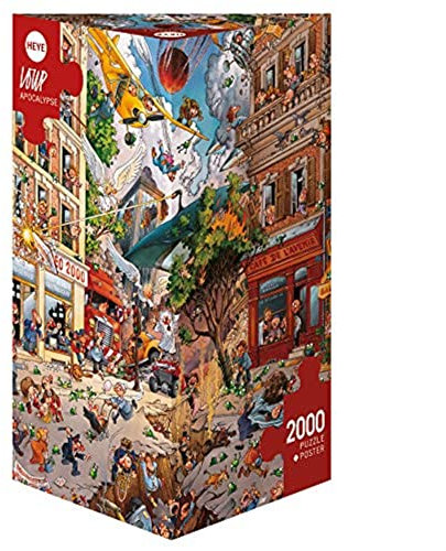Heye 29577 - Dreieckspuzzle, Jean-Jaques Loup, Apocalypse, 2000 Teile