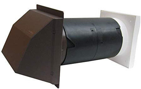 127mm BLACK HOLE VENTILATOR C/W FIXED ANTI-DRAUGHT BAFFLES - K-BM725