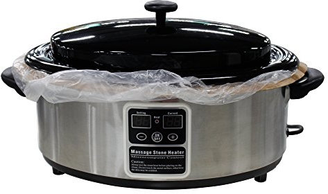 Master Massage Digital Professional Massage Hot Stone Warmer Heater Heating Device (6 Quart)