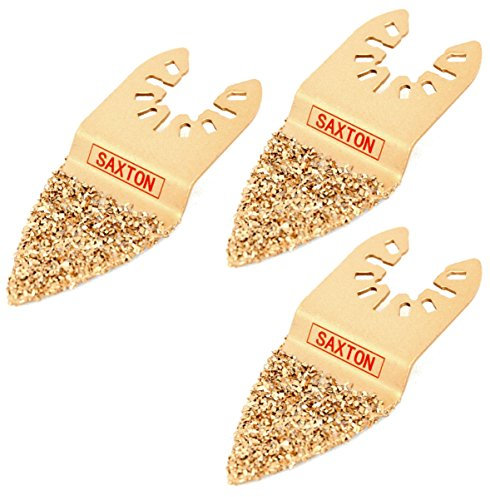 3X Saxton Blades Carbide Finger Rasp Dewalt Wolf Stanley Worx Oscillating Multitools