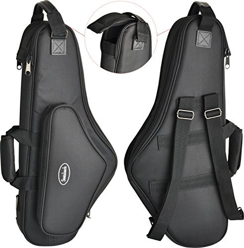 Steinbach Saxophontasche für Altsaxophone aus hochwertigem Cordura 600 Denier 20 mm Polsterung mit Rucksackgurten