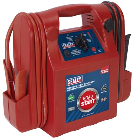 Sealey Roadstart Emergency Power Pack 12/24V 3200/1600 Peak Amps - RS105