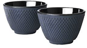 Bredemeijer G004B - Tazas de té Xilin, azul oscuro (juego de 2)