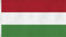 normani Flagge - Fahne - Hissfahne mit Zwei Metallösen zur Befestigung und zum Hissen - Größe 90 x 150 cm wetterfest Farbe Ungarn