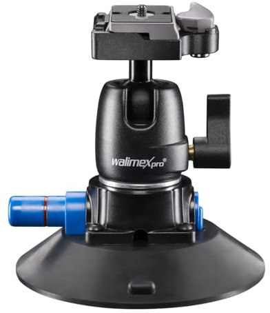 Walimex Pro Saugnapf-Stativ inkl. Kugelkopf für System- und DSLR Kameras