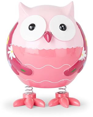 Mousehouse Gifts Kinder oder Erwachsene Rosa Eulen Spardose Sparbüchse Sparschwein für Mädchen