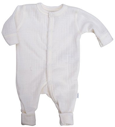 Joha Baby Overall, Wolle Natur (50 Frühchen, Weiß)