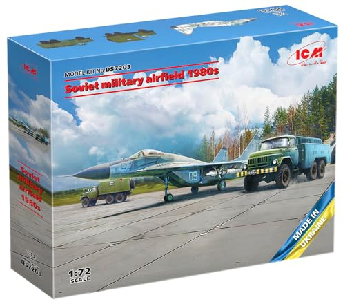 ICM - Modell Sowjet Military Airfield 1980s Ds7203 1:72. Modellbau Panzer Promo
