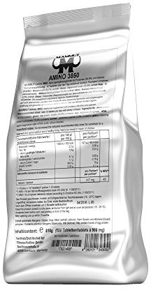 Mammut Amino 3850 Tabs 850 Sück, 1er Pack (1 x 850 g Beutel)