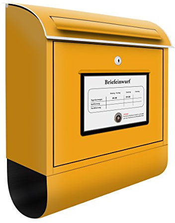 Briefkasten mit Zeitungsrolle Postkasten 46cm x 39cm