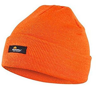 Vizwell VW21503 Farbige Beaniemütze, hohe Sichtbarkeit, Orange