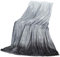 CelinaTex Kuscheldecke 150 x 200 cm grau Luxus Wohndecke Cashmere Touch Farbverlauf weich Mikrofaser Flanell Oeko-TEX Ombre