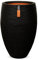 Capi kblr1131 Nature Vase Elegante Deluxe Rib, schwarz, 101,6 x 152,4 cm