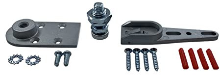 CR Laurence Dual-Purpose Floor or Threshold Mounted Pivot for use with 1 deep Bottom Door Rail Applications