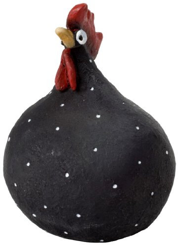 Ruth Vetter Figur Osterdekoration - Huhn zum Stellen in Schwarz M