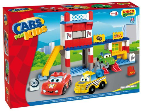 Unico BAU Cars for Kids-Garage Service 108 Stück 8563