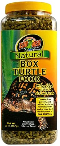 Zoo Med Natural Box Turtle Food 567g, Futterpellets für Dosenschildkröten