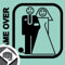 Game Over just Married Aufkleber Decal Sticker Dub schwarz oder weiß NEU - Dub (schwarz innenklebend)