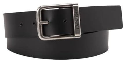 Levi's Herren 221484-3 Gürtel, Schwarz, 85 cm