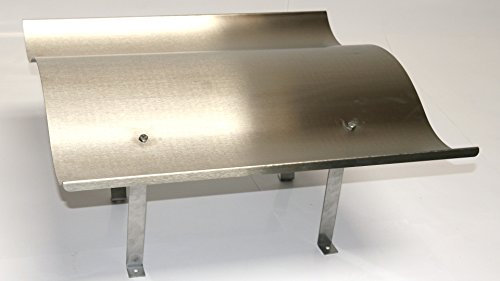 Schornsteinabdeckung 67x70cm, starr, Edelstahl Gr. 2 Marke: Szagato (Kaminhaube Kaminabdeckung Schornsteinhaube Regenhaube) Made Germany