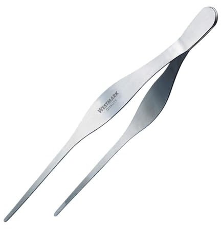 Westmark Pinza da cucina, Pinza da barbecue, Acciaio inox, Lunghezza: 29 cm, Argento, 12762270
