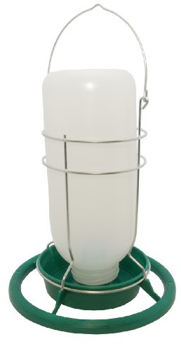 Flamingo Beeztees 15895 Volierentraenke mit Plastikflasche