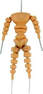 Unbekannt Krippenfiguren Korpus beweglich klein geeignet für 10cm Figuren