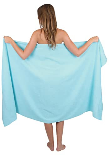Betz Toalla de baño XXL Palermo 100% algodón 100x200 cm Color Turquesa