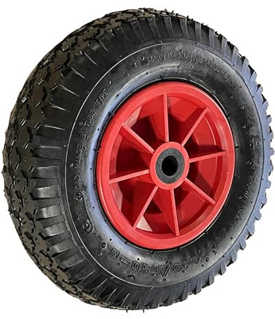 12 Pneumatic Wheel with 20mm Bore – 315mm Tyre, Roller Bearing Hub, Replacement Trolley Wheel for Wheelbarrows, Sack Trucks, Carts & Garden Equipment