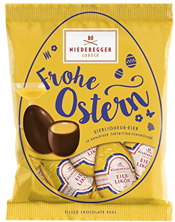 Niederegger - Eierliqueur-Eier Schokoladen-Ostereier mit Eierlikör - 5St/85g