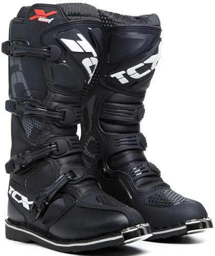 TCX X-Blast Stivali Motocross (Black,42)