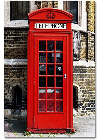 Markenzeichen Fine Art ph0257-c1219gg English Telefonzelle London von Philippe hugonnard Wand Decor, 30x47