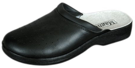 Magnus Herren Pantolette - Schwarz, Groesse: 45