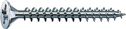 SPAX Universalschraube, 3,0 x 30 mm, 1000 Stück, Kreuzschlitz Z1, Senkkopf, Vollgewinde, 4CUT, WIROX A3J, 1081010300305