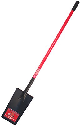 BULLY Tools 82502 12-gauge Einfassung und Bepflanzen Spaten mit Fiberglas Langer Griff