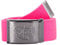 2Stoned Stoffgürtel Canvas Belt Neon-Pink, matte Schnalle Geprägt, 4 cm breit für Damen und Mädchen