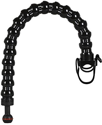 Flexarm mit Adapter Unterstützung Taschenlampen - Kugel Ø 25 mm (1) 48 cm lang Art.No 600.S33BK
